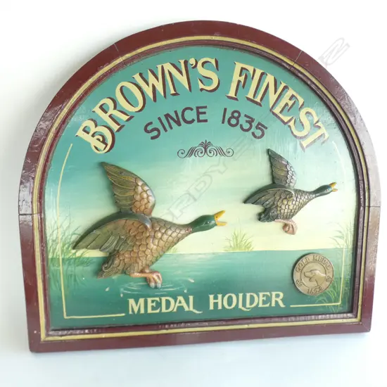 REPRO SIGN 'BROWNS FINEST' 525x600mm