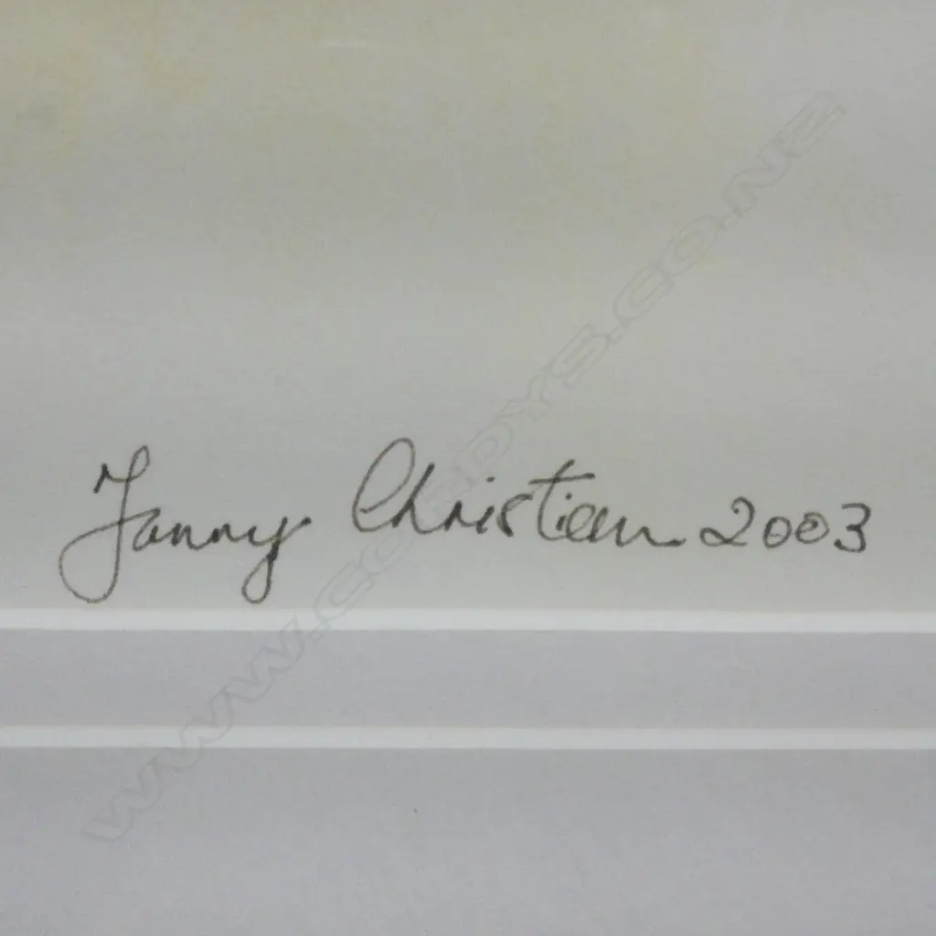 ANTHONY CHRISTIAN & MARIAN CHRISTIAN, LG FANTASY W/COLOUR, SIGNED & DATED 2003, 980 x 690mm Image 1++