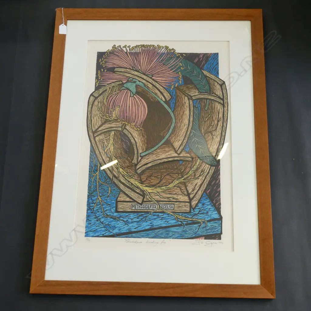 JO OGIER 'POHUTUKAWA BREAKING FREE' 10/15 1992 685x470mm Image 1++