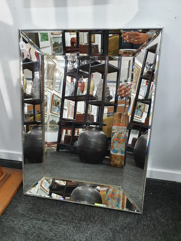 CONTEMPORARY BEVELLED MIRROR 610x820mm Image 1++