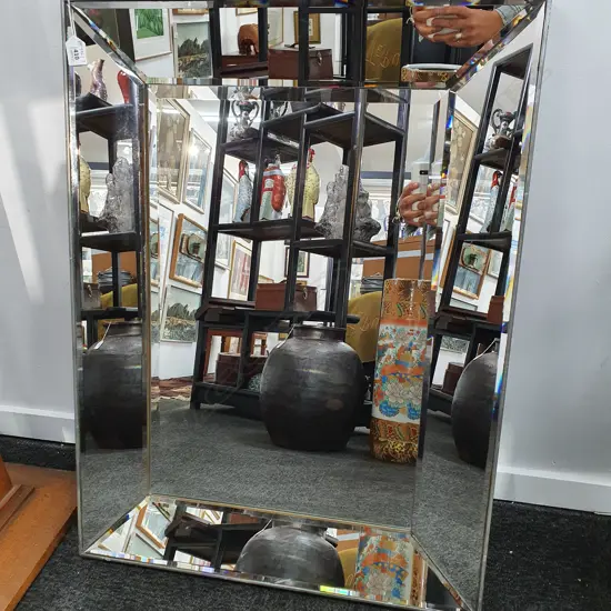 CONTEMPORARY BEVELLED MIRROR 610x820mm