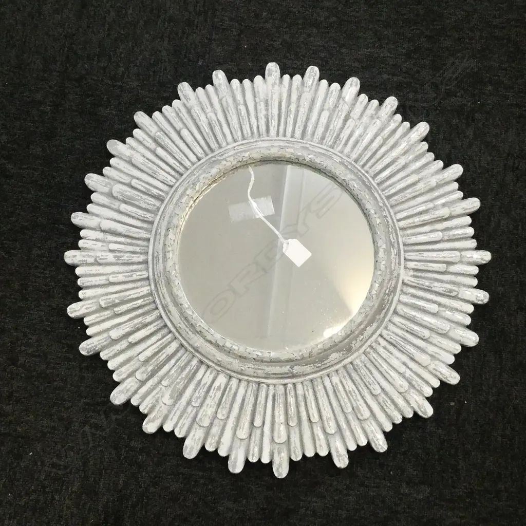 CORSO DE FIORI MOSAIC SHELL MIRROR 560mm dia Image 1++