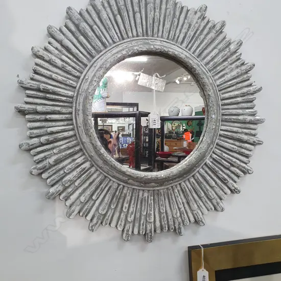 CORSO DE FIORI MOSAIC SHELL MIRROR 560mm dia