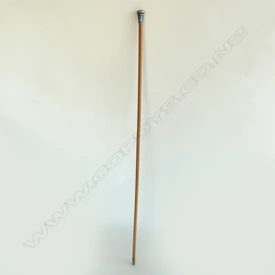 SILVER TIPPED CANE CONDUCTORS BATON 