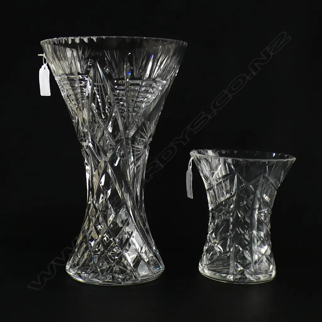 2 CRYSTAL VASES H.265mm Image 1++