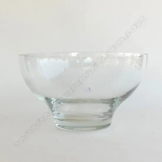 LGE PLAIN FLARED GLASS BOWL