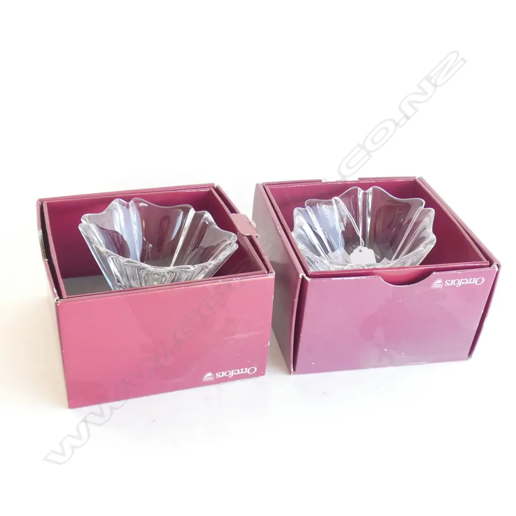 PR ORREFORS 'ORION' BOWLS 145mm dia + BOXES Image 1++