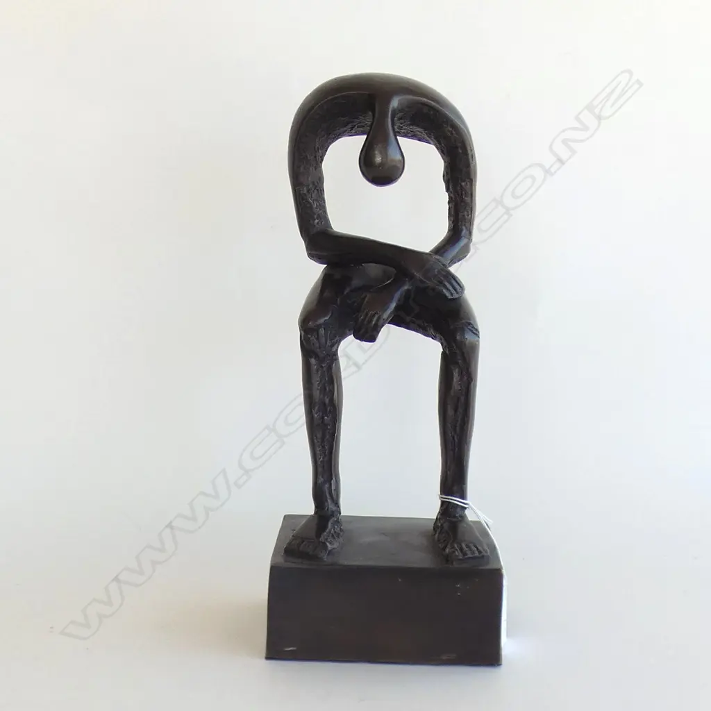 ABSTRACT BRONZE FIGURE H.310mm Image 1++
