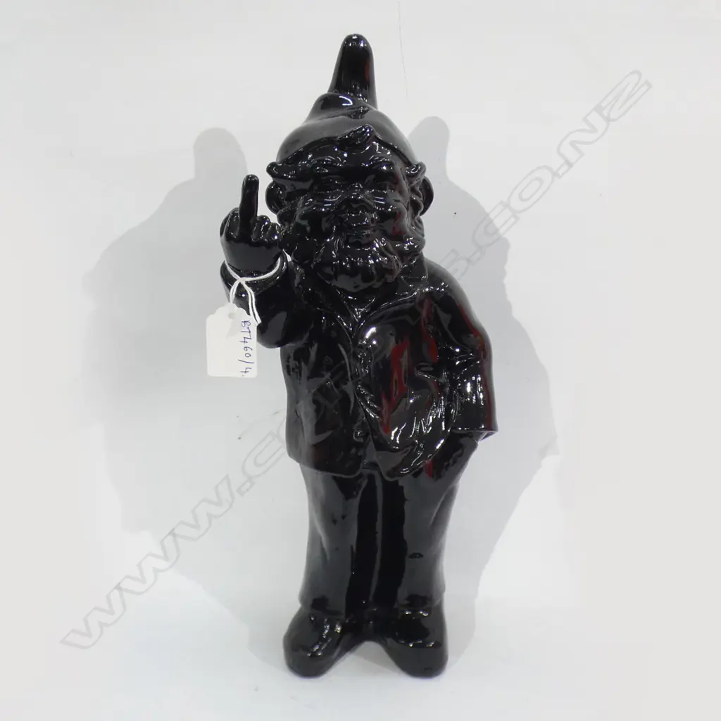 BLACK RESIN GNOME H.305mm Image 1++
