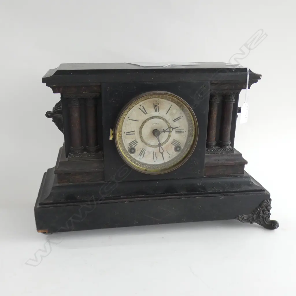 OLD MANTLE CLOCK AF W.435mm Image 1++