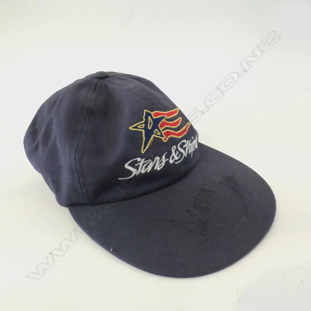 DENNIS CONNOR SIGNED CAP WITH DEAN BARKER SIGNED SHIRT Image 1++