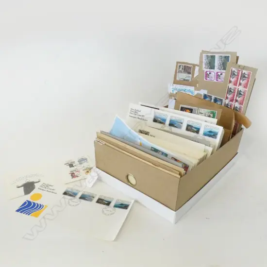BOX NZ FIRST DAY COVERS ETC