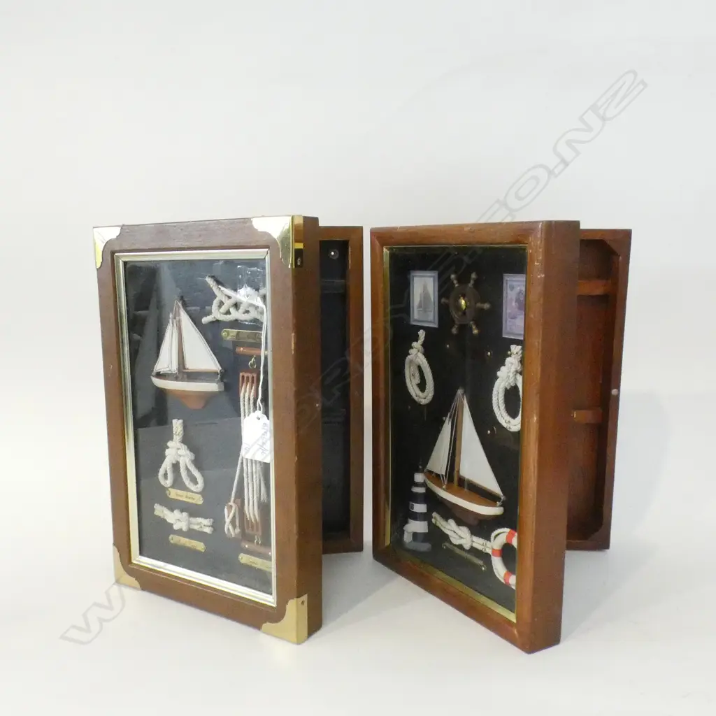 4 FRAMED SAILORS KNOTS ONE UNGLAZED H 300 MM Image 1++