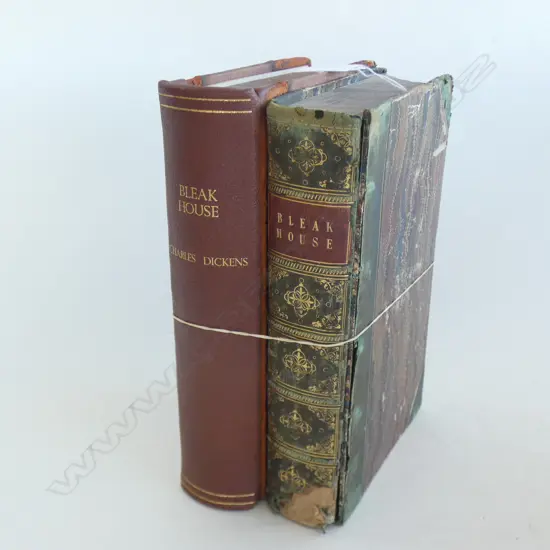 2 DICKENS BOOKS both BLEAK HOUSE