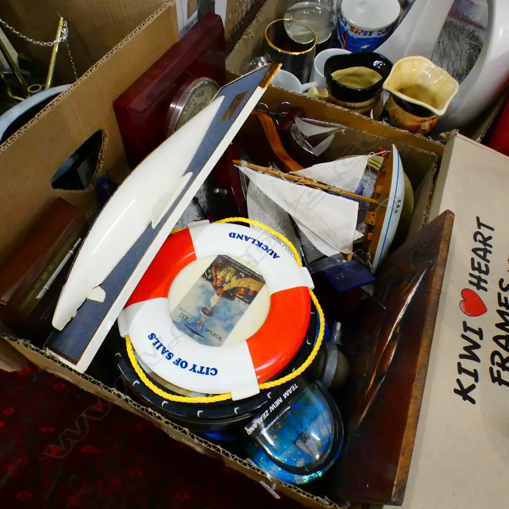 LOT ASST BAROMETERS + AMERICAS CUP COLLECTABLES Image 1++