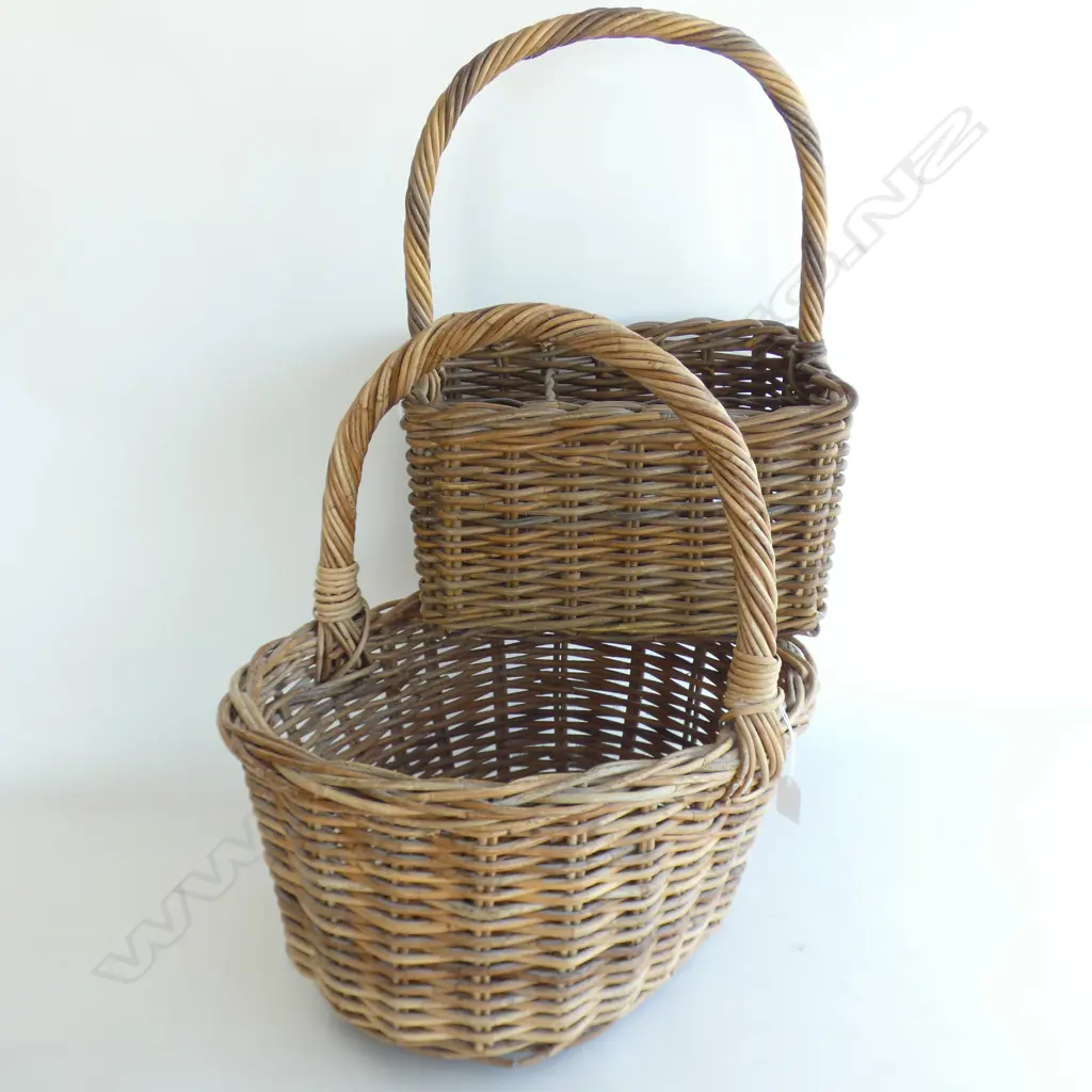 2 CANE BASKETS Image 1++