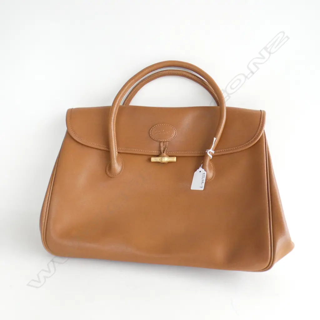 TAN LONGCHAMP HANDBAG Image 1++