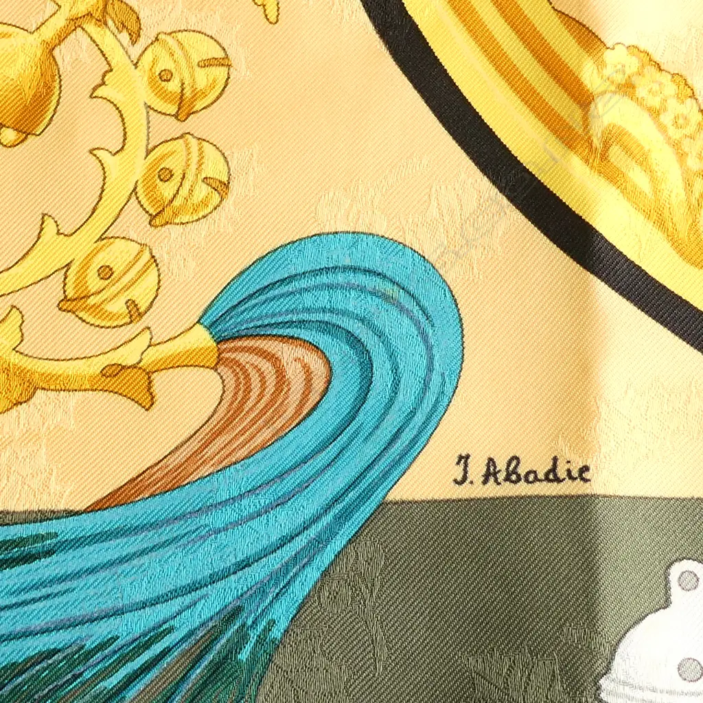 HERMES SILK SCARF 900x860mm Image 1++