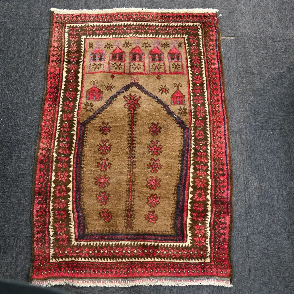 BALUCHI PRAYER RUG 1330 x 920mm Image 1++