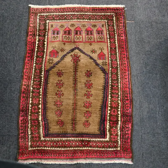 BALUCHI PRAYER RUG 1330 x 920mm