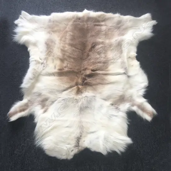 REINDEER HIDE, CREAM & BROWN,1290 X 1200mm
