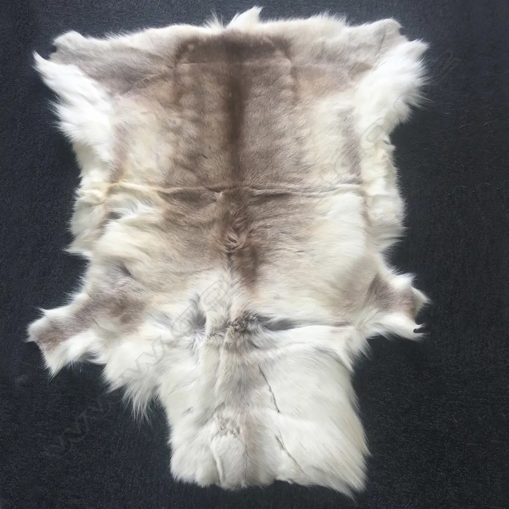 REINDEER HIDE, CREAM & BROWN, 1310 X 1120mm Image 1++