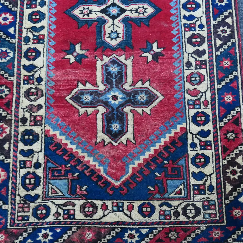 HAND KNOTTED ALL WOOL RUNNER 4800x890mm Image 1++