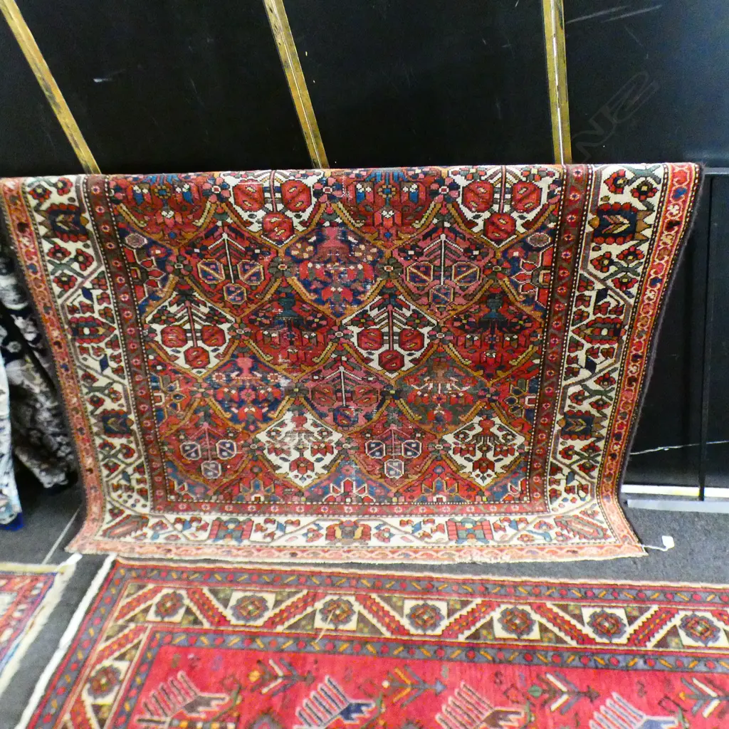 BAKHTIRI IRAN 2060x1480mm WOOL PILE WEAR EVIDENT Image 1++