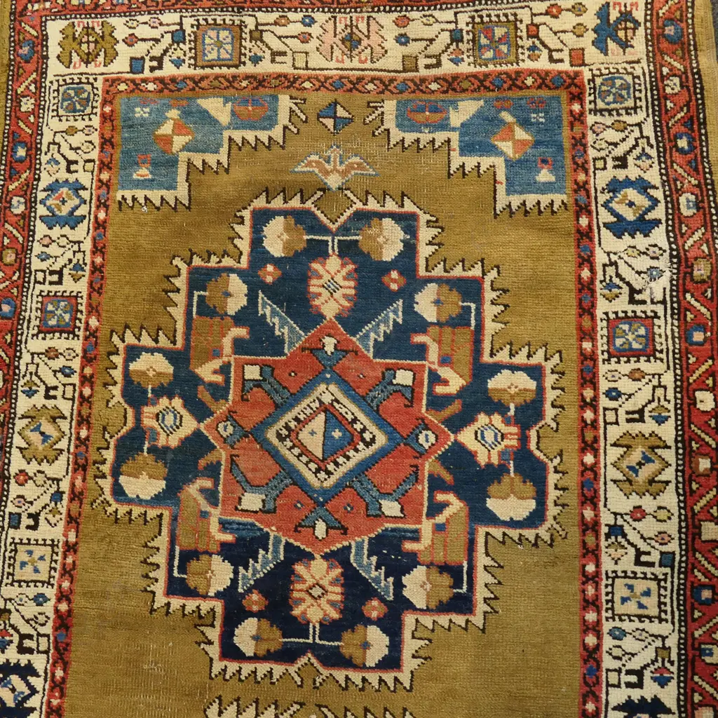 NORTHWEST IRANIAN, AZEBAIJAN 19thC KURDISH RUNNER 2060 x 1170mm some wear Image 1++