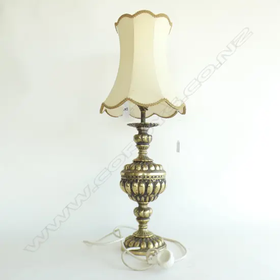 VINTAGE BRASS LAMP H.620mm