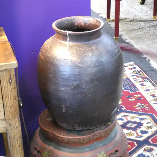 LARGE CERAMIC POT H.400mm