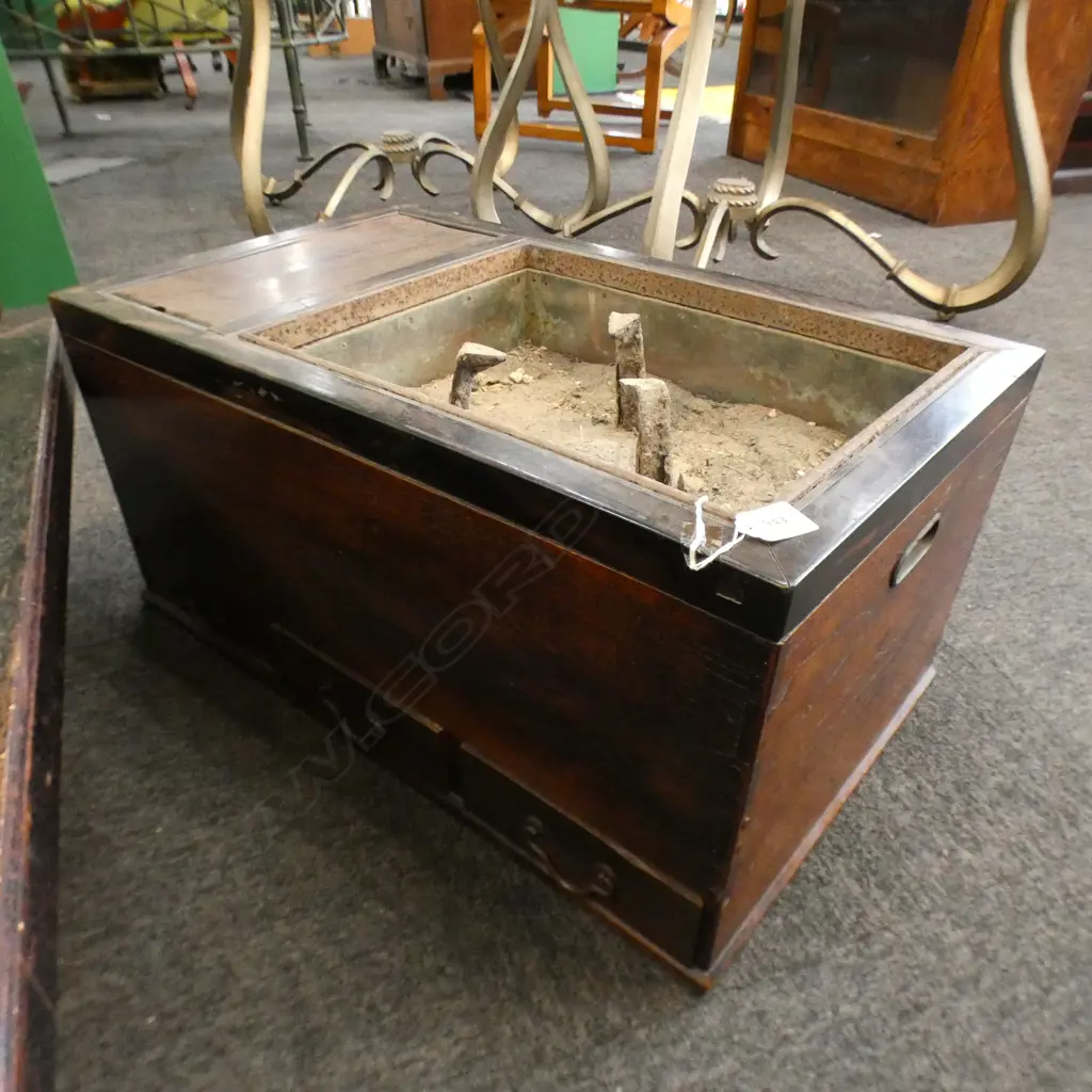 JAPANESE EARLY 20THC HIBACHI. KEYAKI & PERSIMMON Image 1++