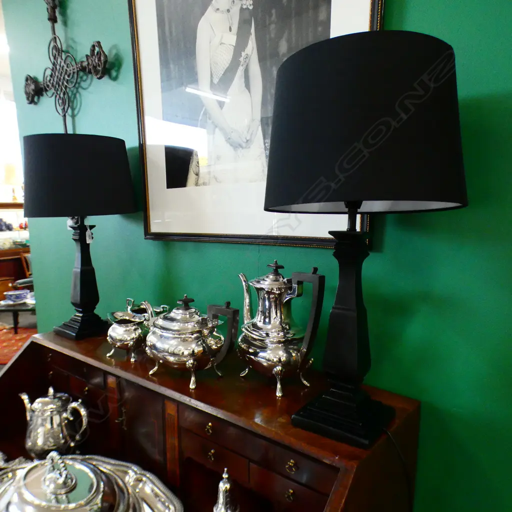 PR CONTEMPORARY BLACK LAMPS H.530mm Image 1++