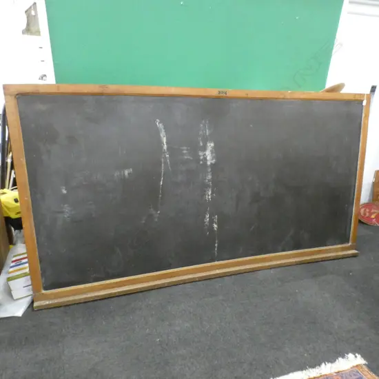 LARGE VINTAGE FRENCH BLACKBOARD,