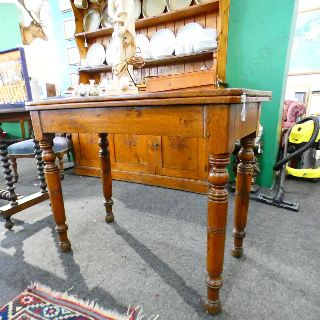 ANTIQUE SWIVEL TABLE -W.950mm x H.750mm Image 1++