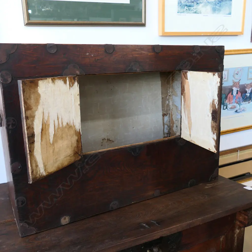 VINTAGE KOREAN 2 DOOR CHEST 840x350x580mm Image 1++