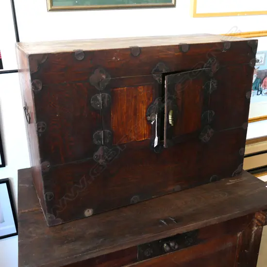 VINTAGE KOREAN 2 DOOR CHEST 840x350x580mm