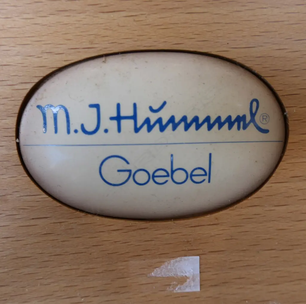 2 HUMMEL WOODEN DISPLAY BOARDS Image 1++