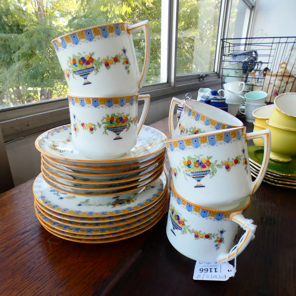 6 ROYAL DOULTON CURZON TRIOS Image 1++