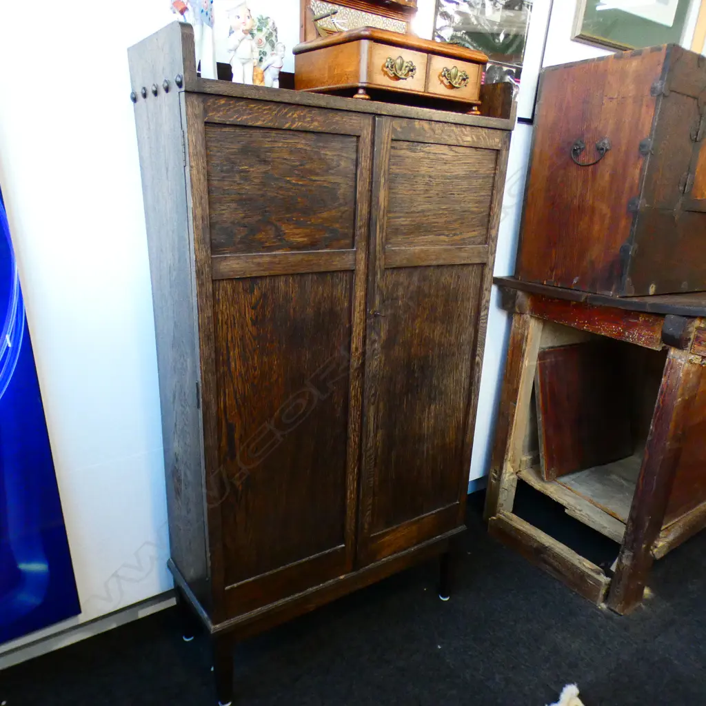 VINTAGE OAK CABINET 710x280x1310mm Image 1++