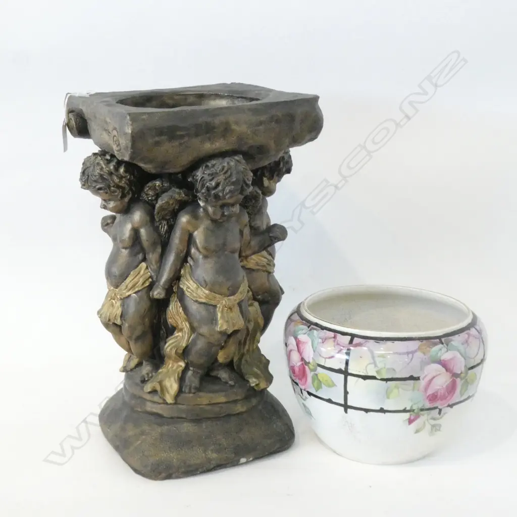  CONCRETE PLANT STAND + WINTON PLANTER H.360mm WITHOUT PLANTER Image 1++