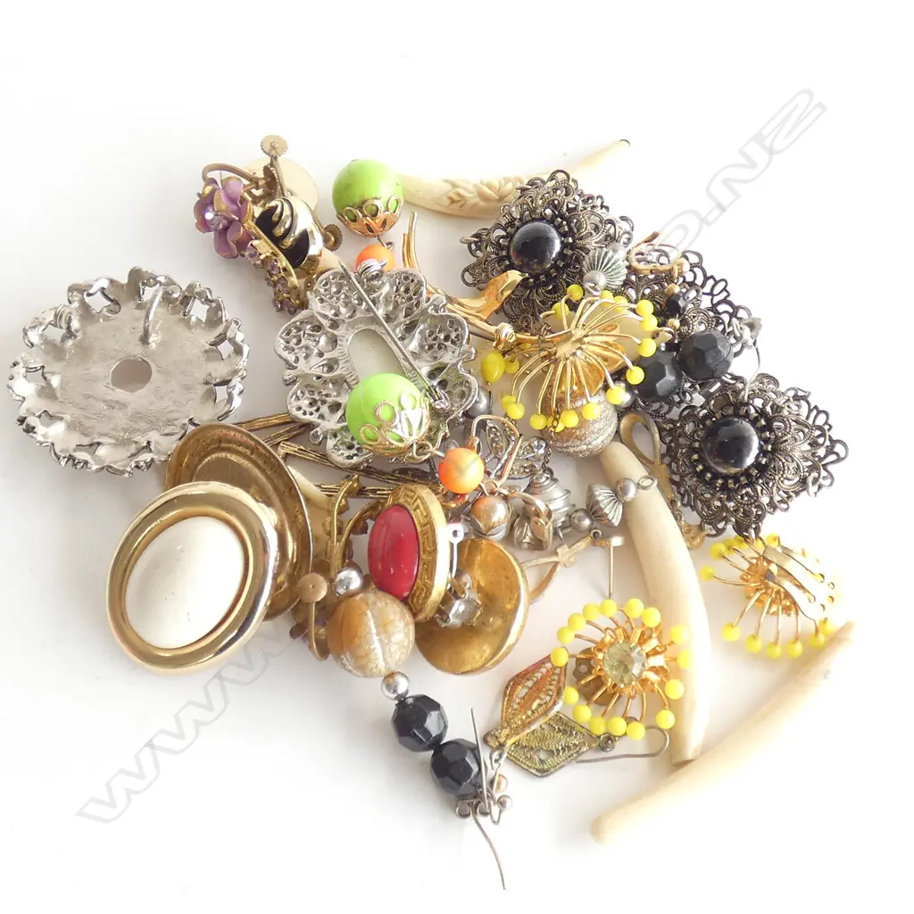 SM BAG COSTUME JEWELLERY + BONE PIECES  Image 1++
