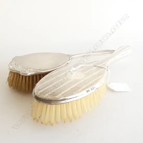 2 STG SILVER BRUSHES B'HAM 1929 & 1972