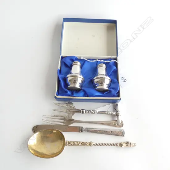 ASST. STG SILVER & SILVER PLATE PCES