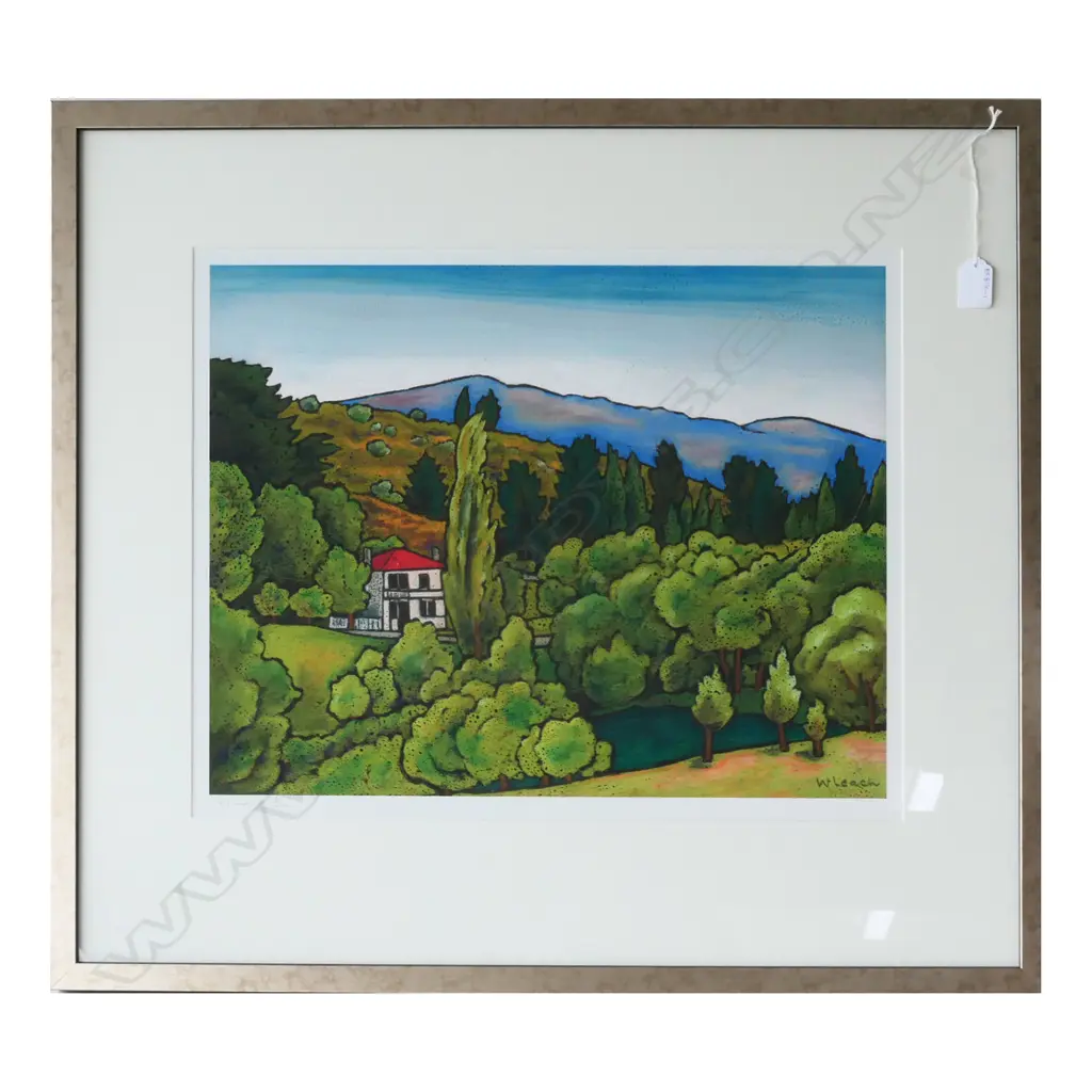 WENDY LEACH, 'ST BATHANS',  LTD ED PRINT 5/250, SIGNED, 640 x 730MM INCL FRAME Image 1++