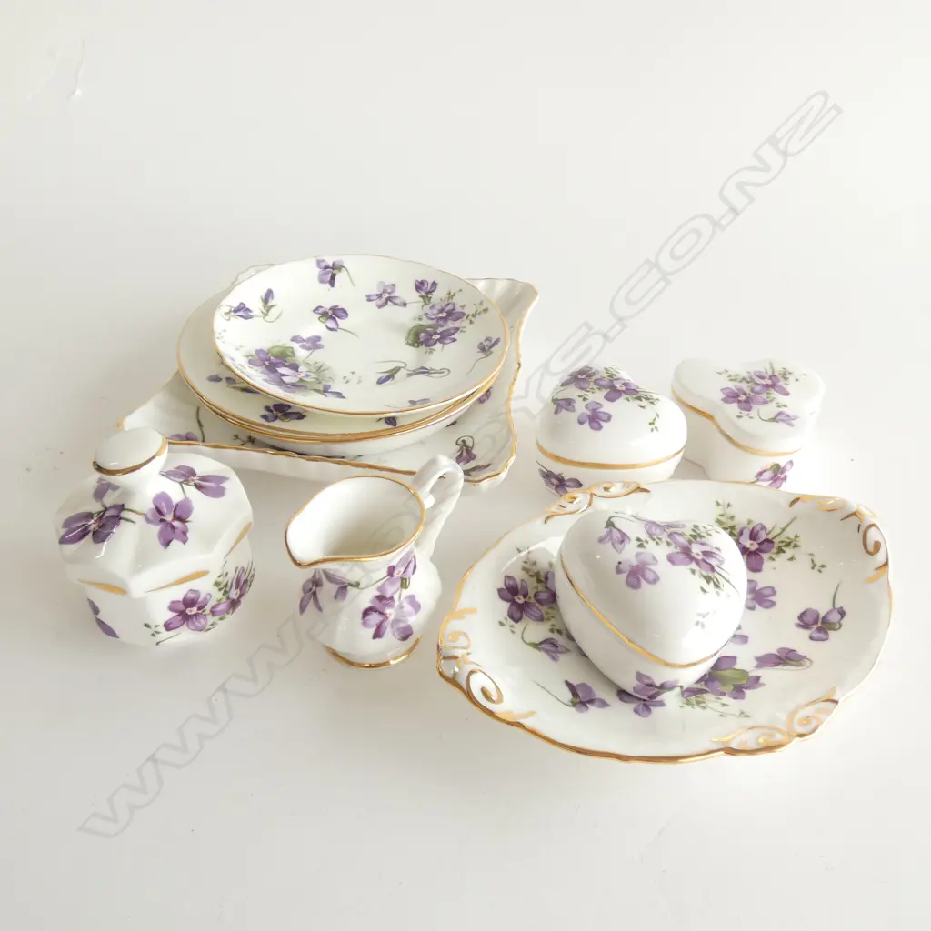 SM COLLECTION HAMMERSLEY VIOLETS; TRINKET DISHES ETC.. Image 1++