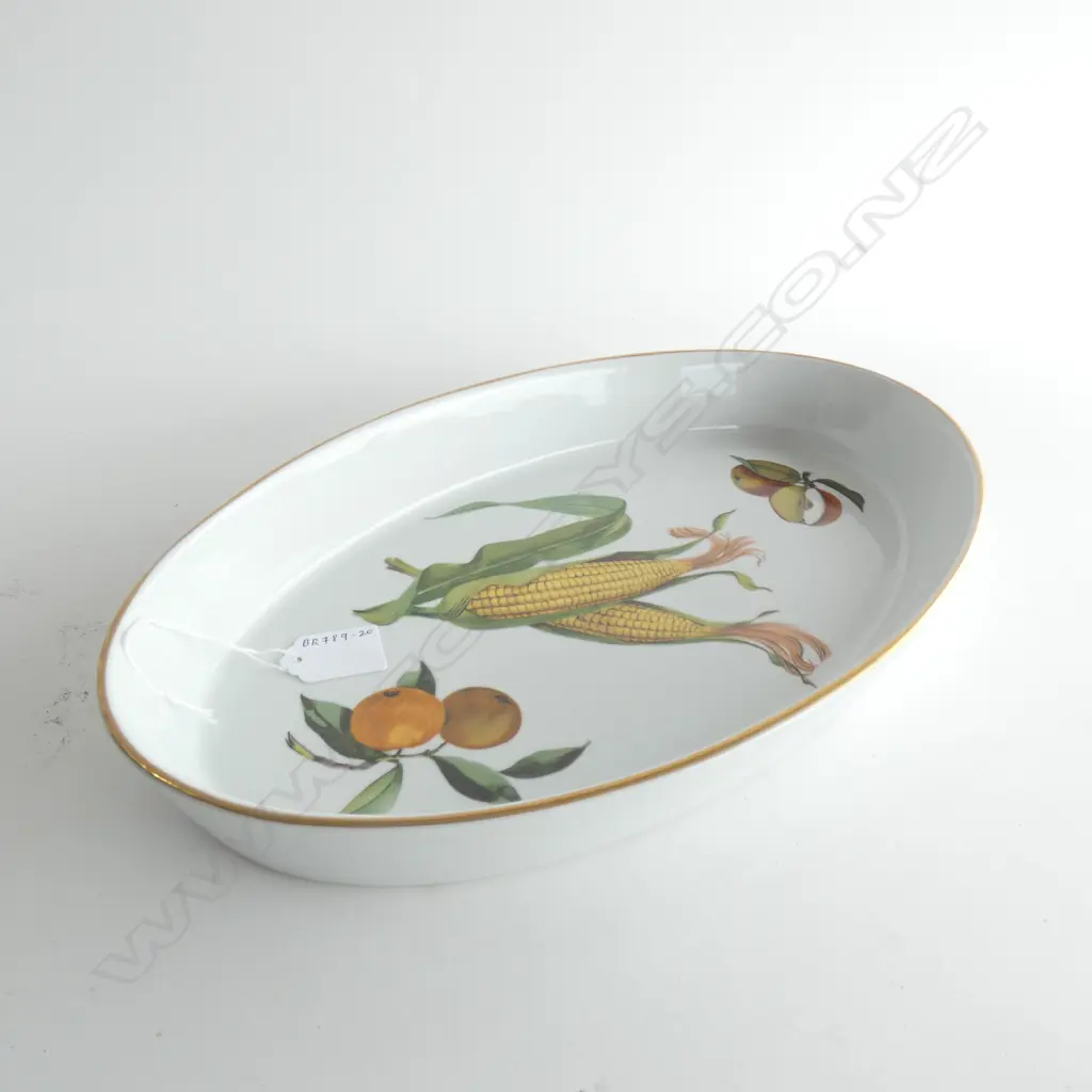 R/WORCESTER EVESHAM OVENWARE DISH, W. 370MM Image 1++