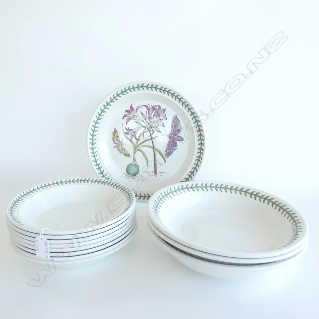 PORTMEIRION PLATE + 11 BOWLS  Image 1++