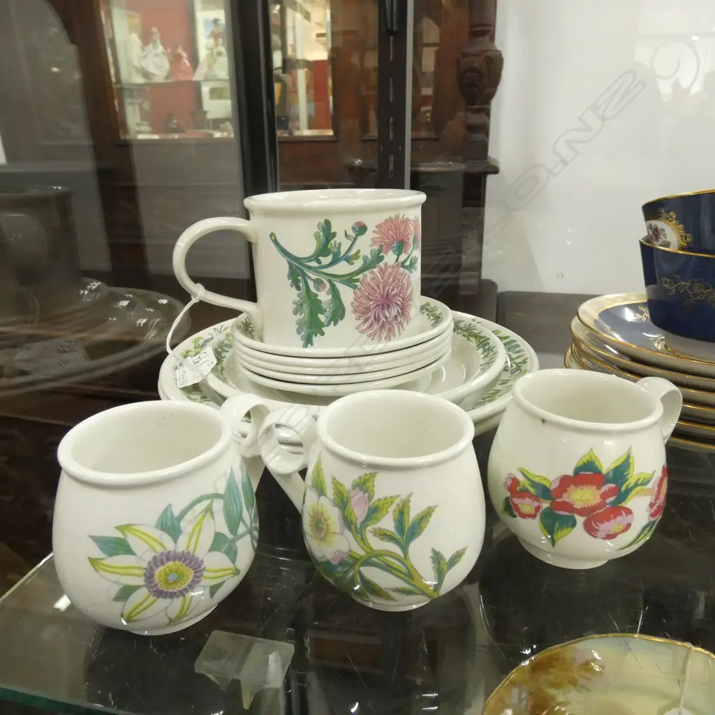 PORTMEIRION FLOWERS OF THE YEAR - 12PCS Image 1++