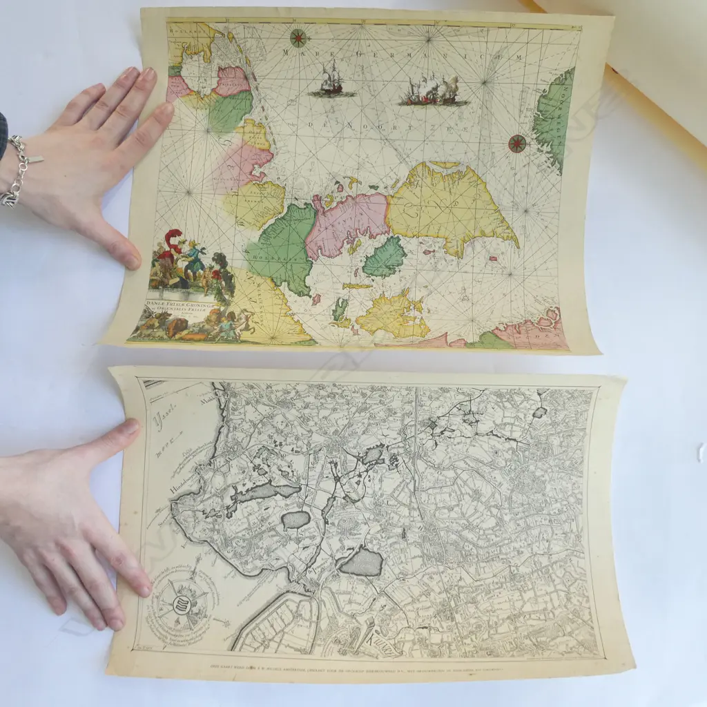 VINTAGE MAPS; BIRDS EYE TOWN VIEWS, ANTQUE SOLAR SYSTEM ETC... Image 1++